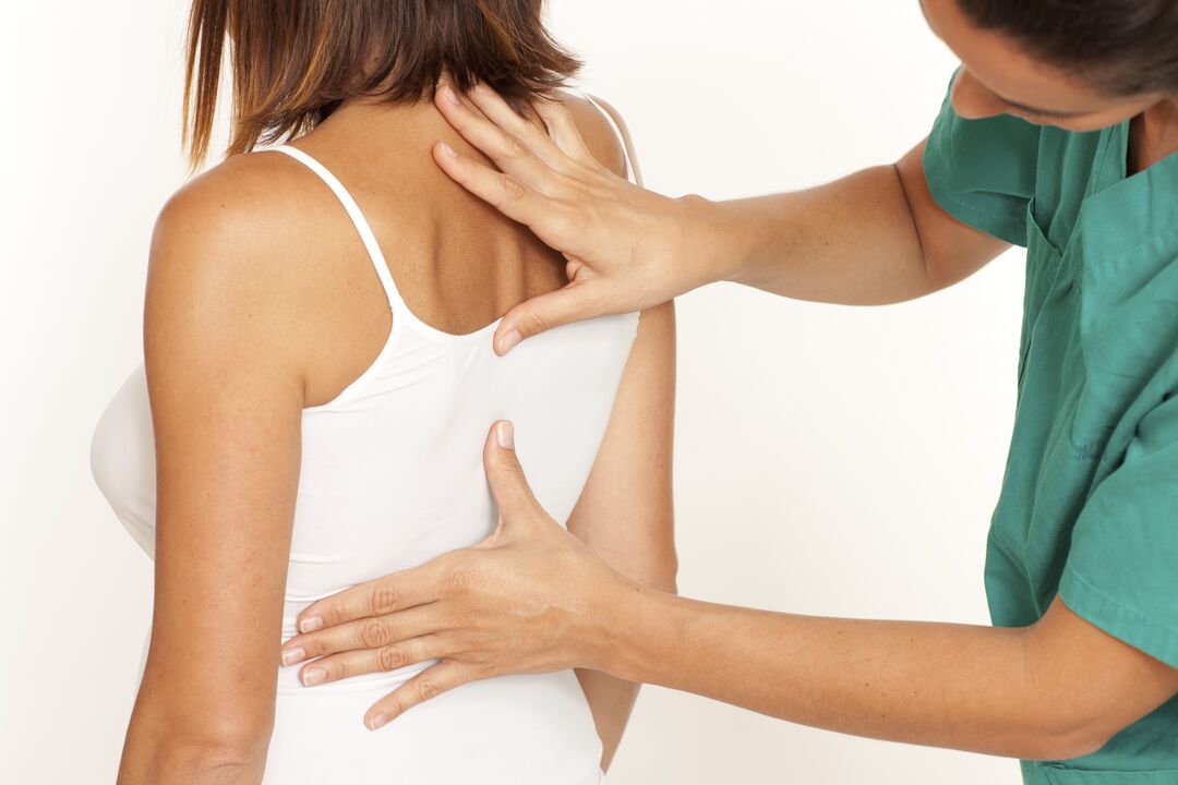 arst uurib selga rindkere osteokondroosiga